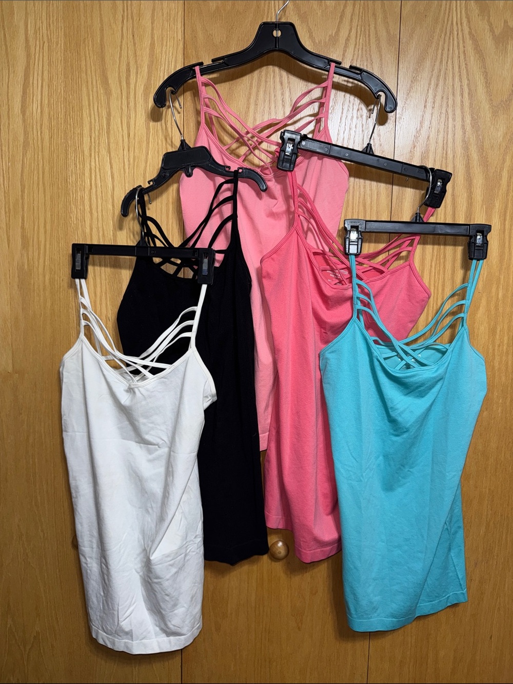 Zenana Triple-Strap Detail Cami Set:Pink, Teal, White, Watermelon, Black